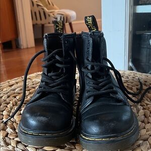 Dr. Martens Black Kids Boots